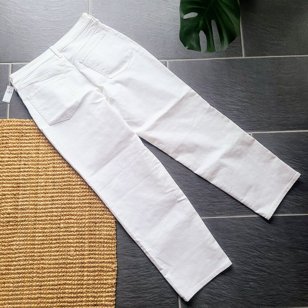 Old Navy White Denim High Rise Wow Loose Jeans Size 12 - New with tags - Picture 8 of 10